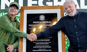 Gustavo Petro ao lado presidente Lula / Foto: Ricardo Stuckert / PR