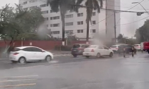 Já há pontos de alagamentos - Foto: Divulgação 