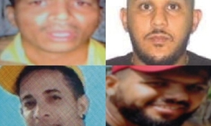 No sentido horário a partir da primeira imagem> Emerson, Diego, Fernan José e Jamison / Foto: Divulgação/PC-AM