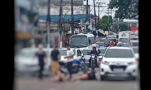 Vítimas caíram da moto - Foto: Divulgação