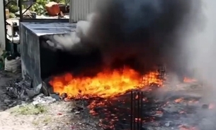 Fogo atingiu parte de área de mata - Foto: Portal do Holanda