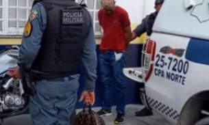 Suspeito de cometer arrastão é preso com celulares em Manaus 