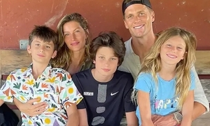 Gisele Bündchen e Tom Brady com os filhos - Fotos: Reprodução/Instagram