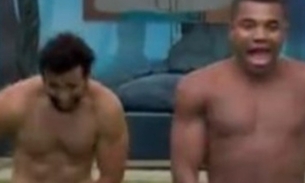 Fadas: Brothers pulam pelados na piscina e comemoram TOP 10 