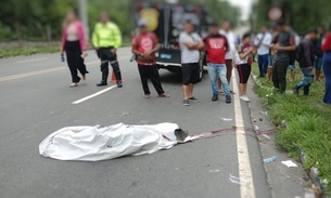 Mulher morre a caminho do trabalho em acidente no Tarumã; marido ficou feri