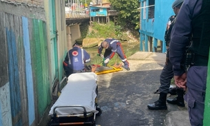 Suspeito de assalto despenca de ponte ao ser perseguido por populares no São Jorge