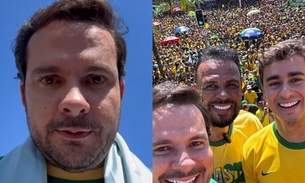Políticos do Amazonas participam de ato em Copacabana com Bolsonaro