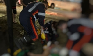 Briga entre moradores de rua termina com ferido a terçadada no Cachoeirinha