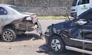 Motorista passa mal ao volante e causa grave acidente na Autaz Mirim; vídeo