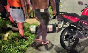 Atropelamento deixa dois homens gravemente feridos em avenida de Manaus