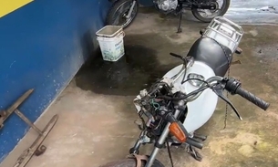 Moto do suspeito - Foto: Reprodução / Portal do Jotta