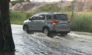 Rua alagada - Foto: Jander Robson/Portal do Holanda