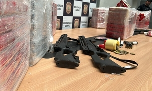 Armas apreendidas no Amazonas - Foto: Jander Robson/Portal do Holanda