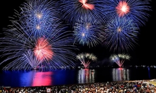 Queima de fogos na Ponta Negra - Foto: Divulgação 