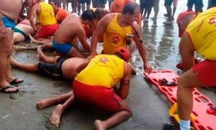 Raio mata grávida e mais três em Praia Grande