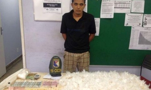 Traficante é preso com mais de 450 trouxinhas de oxi