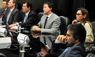 Sandra Braga e senadores do PMDB se reúnem com ministro das Minas e Energia