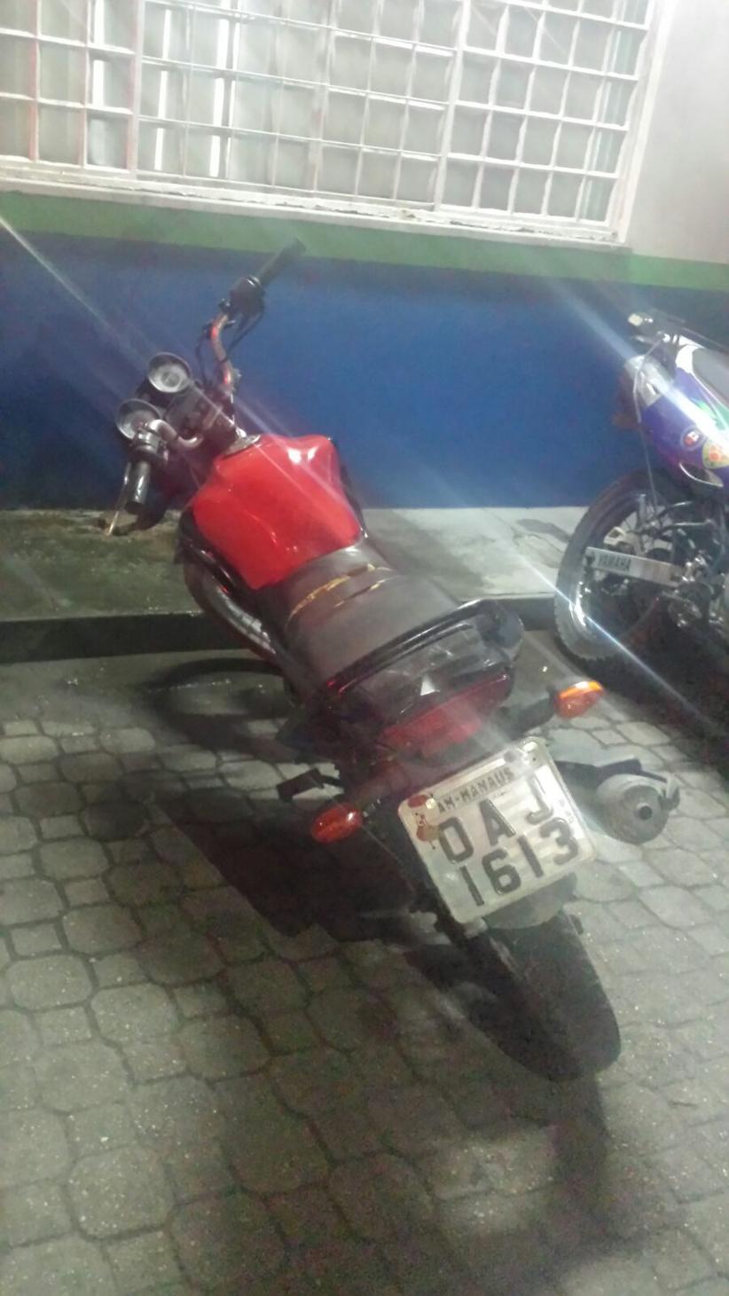 O dono do veículo foi localizado e a moto devolvida a seu proprietário (Foto: Divulgação PM)