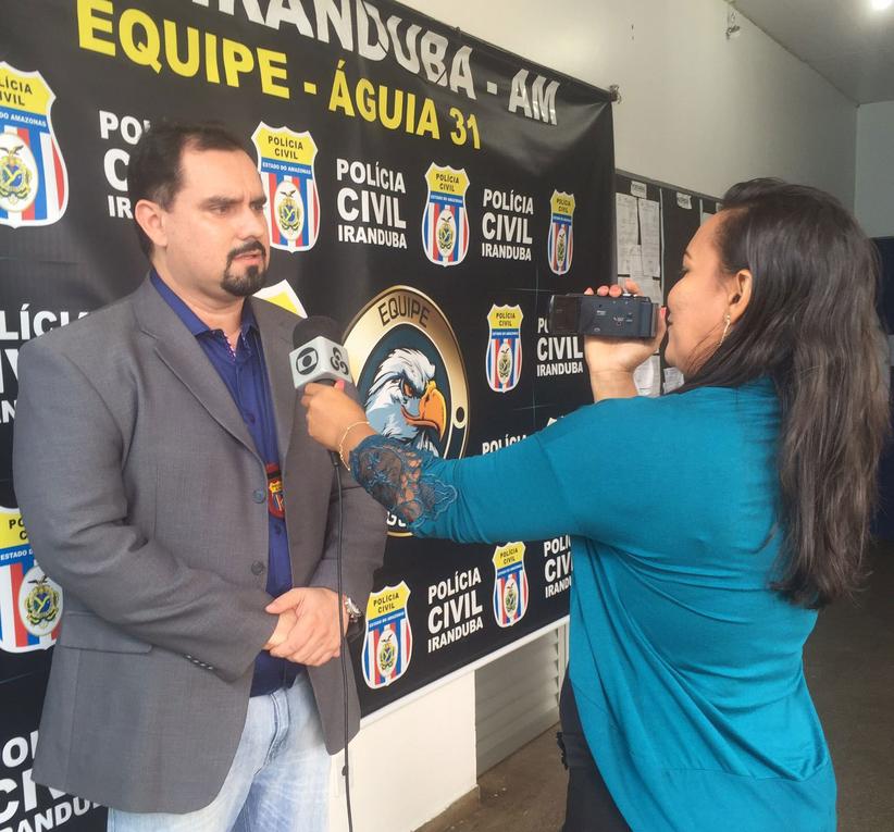 Paulo Mavignier informou que as imagens das câmeras de segurança foram cruciais para identificação do suspeito (Foto: PCAM)