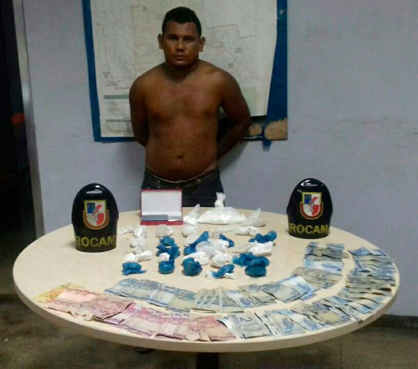 Denúncias anônimas apontaram aos policiais militares da Rocam o local onde havia intensa comercialização de entorpecentes (Foto: PMAM)
