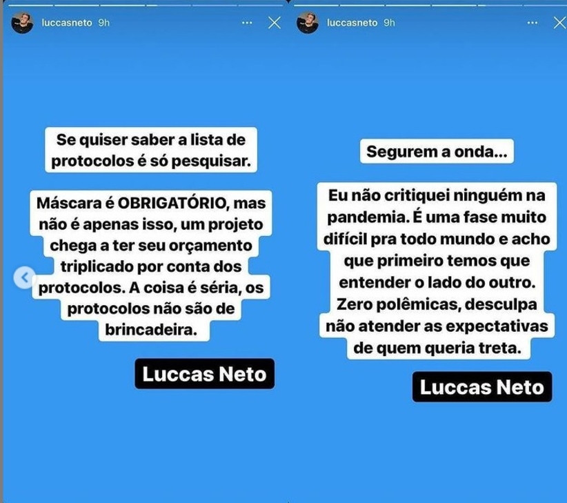 Luccas Neto é acusado pelos pais de Portugal após atitude polêmica