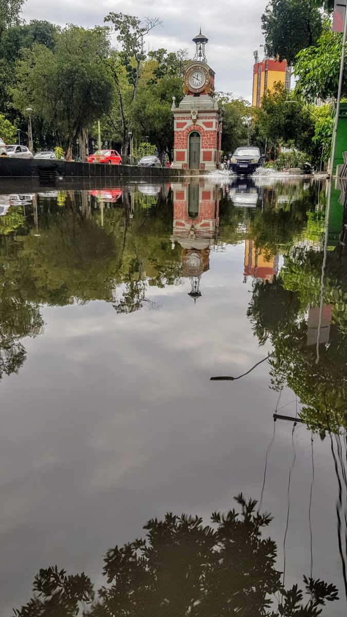 Praça do Relógio, no Centro de Manaus - Foto: Pedro Braga Jr/Portal do Holanda