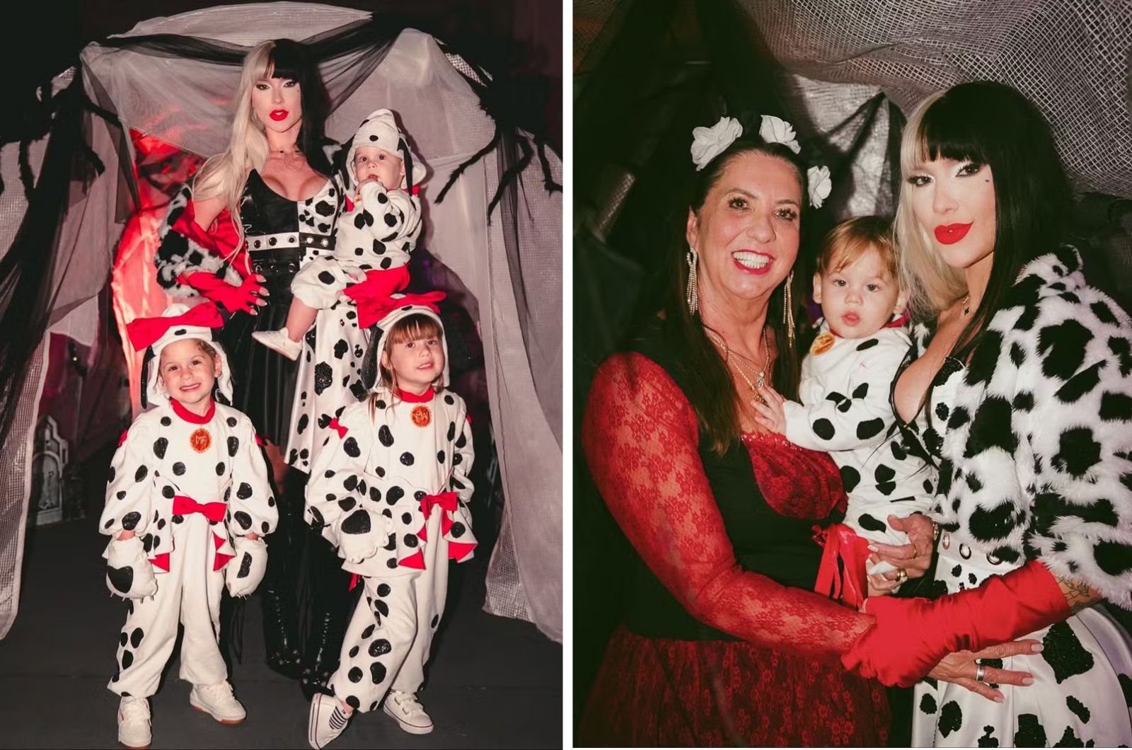 Influenciadora levou todos os filhos e a mãe para a viagem.