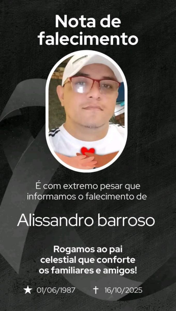 Alissandro será sepultado hoje - Foto: Divulgação