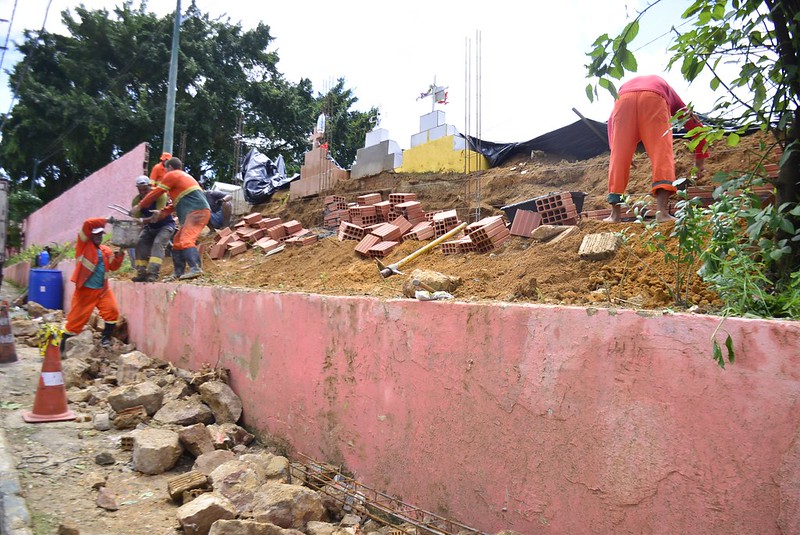 A Semulsp ainda não informou a previsão de término dos trabalhos no local - Foto: Divulgação Semcom