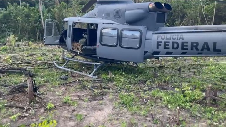 Helicóptero -  Foto: Divulgação PF