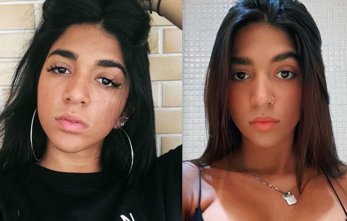 Dhiovanna Barbosa em 2018 e 2019 - Foto: Reprodução/Instagram