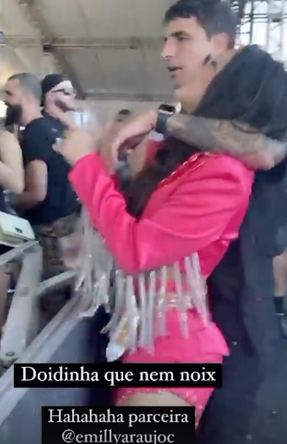 Prior e Emilly em festa - Imagem: Reprodução/Instagram