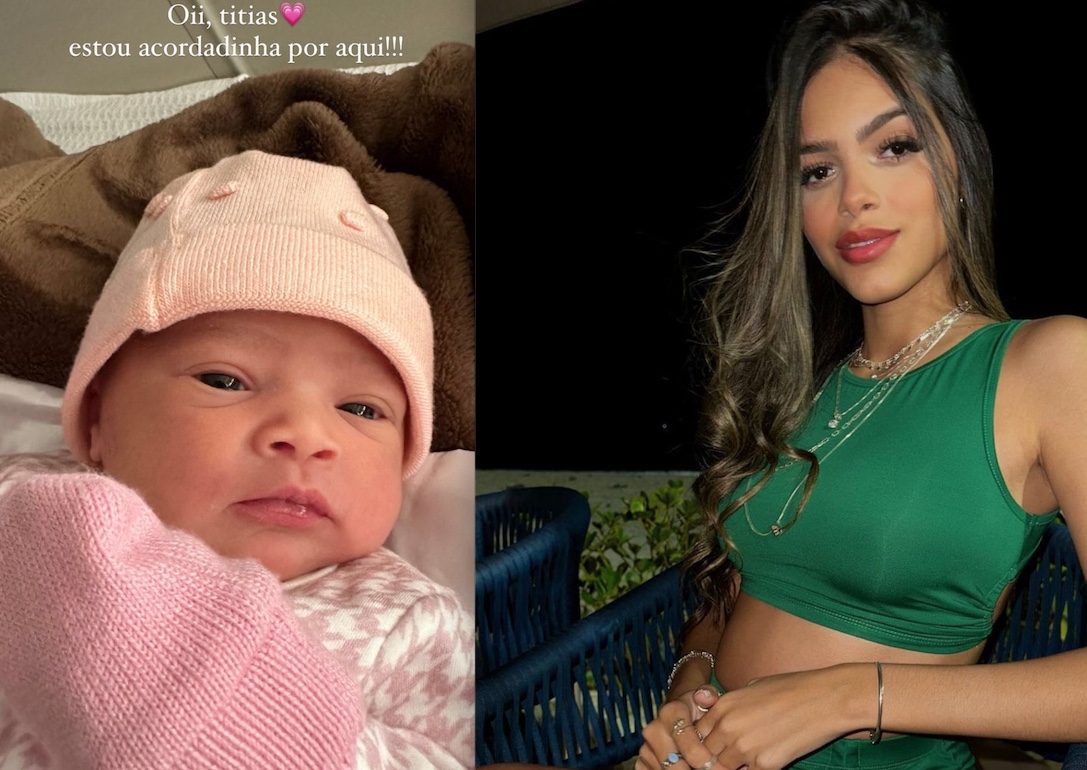 Jade e a mãe Isabelly Pereira - Fotos: Reprodução/Instagram