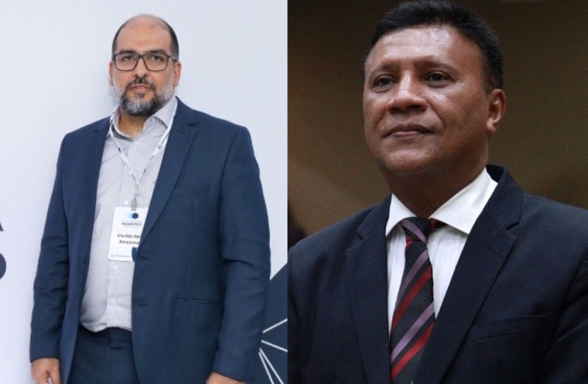 Vivaldo Michiles Neto (Sead) e Marcel Alexandre da Silva (Amazonastur) - Foto: Reprodução