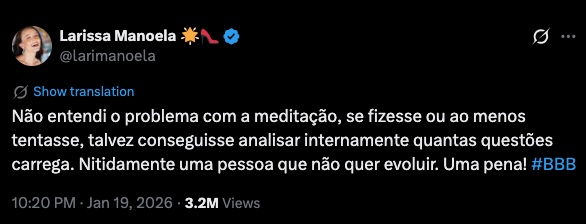 Foto: Reprodução/X