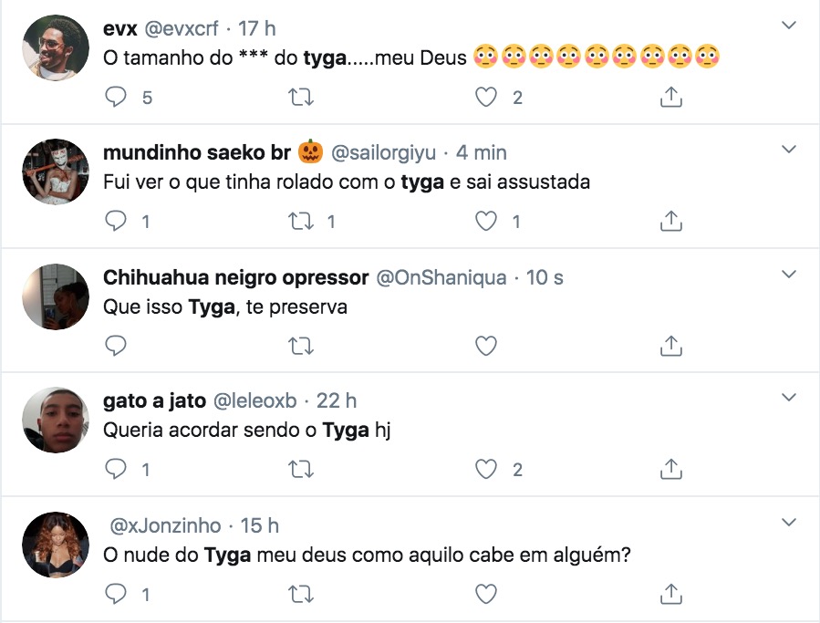 Internautas estão incrédulos com tamanho do atributo do rapper