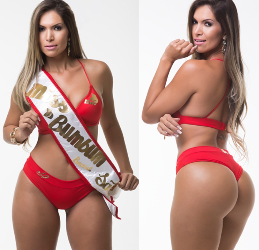 portaldoholanda.com.br Miss Bumbum Brasil 2014 mostra frente e verso das su...