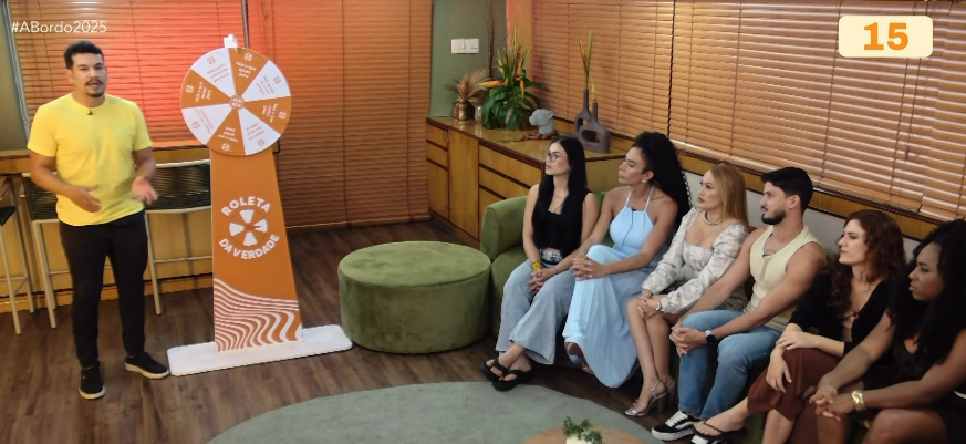 Tripulantes: João reforça a imagem de Marimar como alguém que não respeita regras - Reprodução: A Bordo 2025 - Acritica