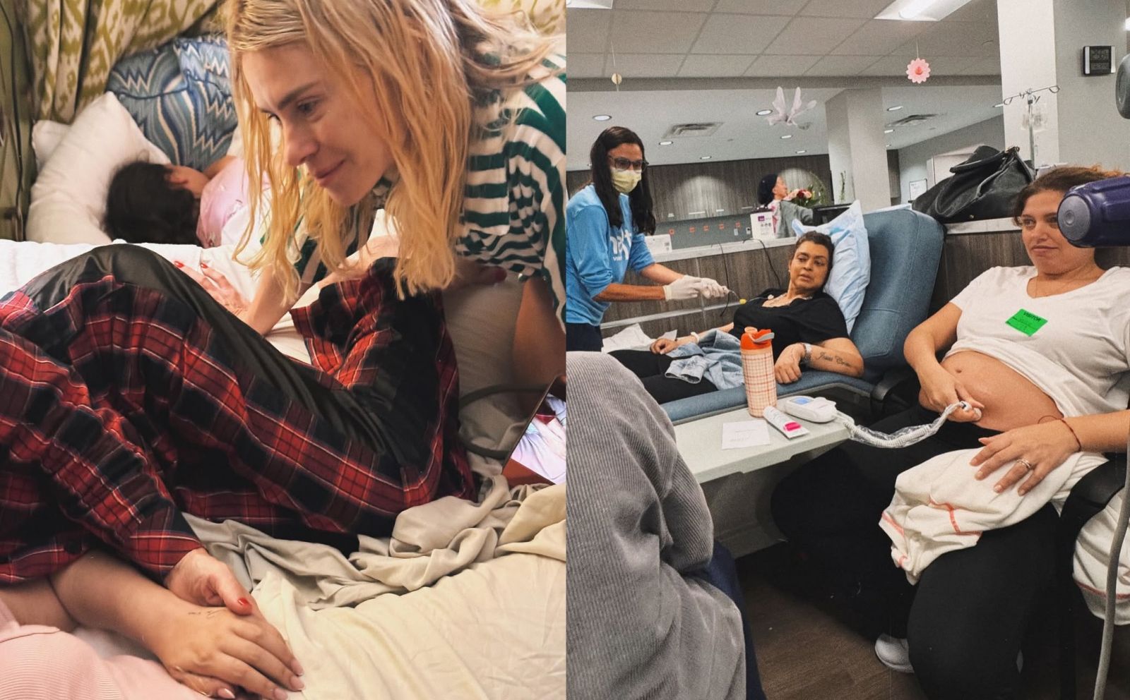 Francisco também compartilhou fotos de amigos e familiares se despedindo de Preta Gil.