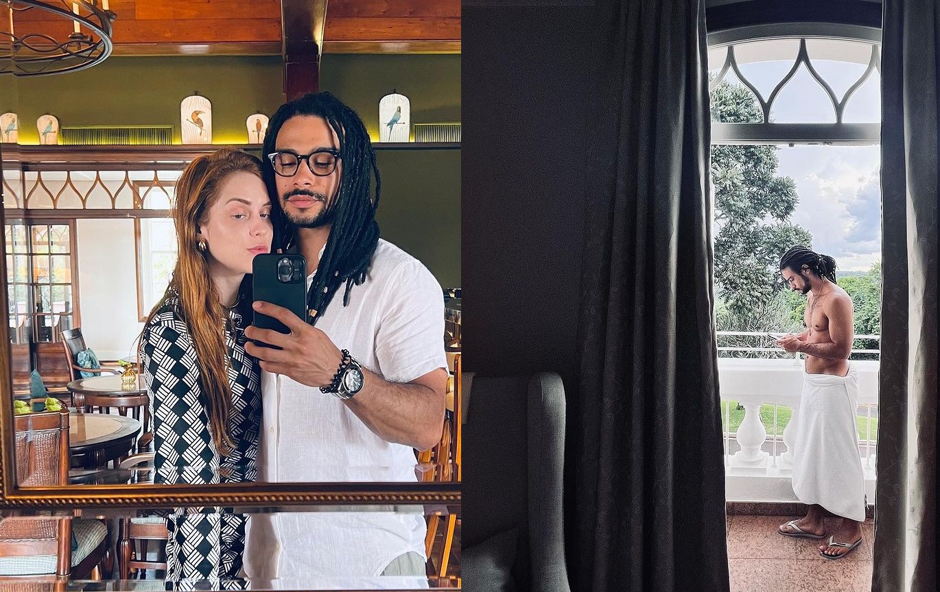 O ator está viajando com a namorada, Sophia Abrahão, 32. Foto: Instagram