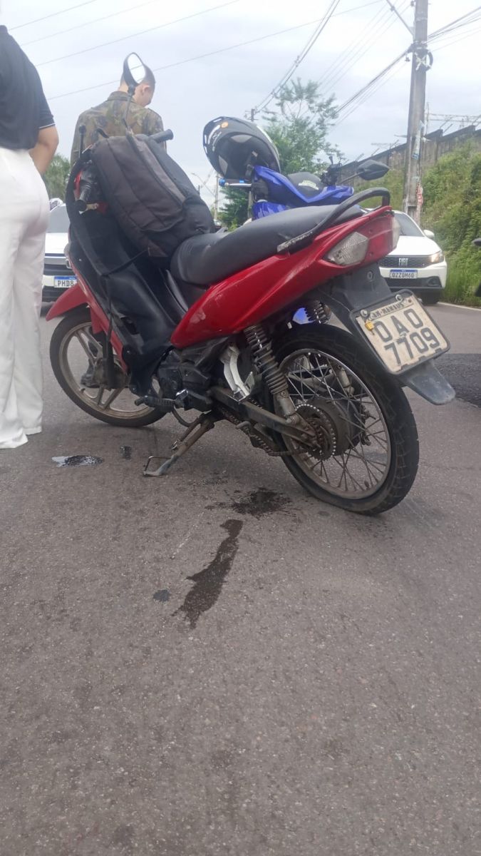 Moto na qual as vítimas estavam - Foto: Divulgação 