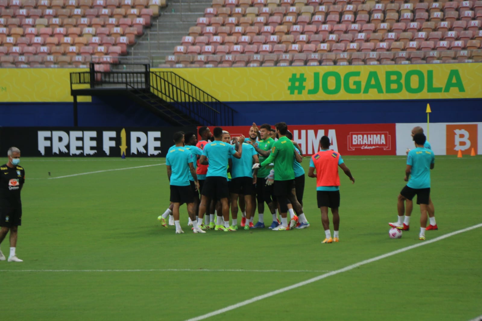 Seleção brasileira fez último treino na Arena da Amazônia - Foto: Jander Robson/ Portal do Holanda