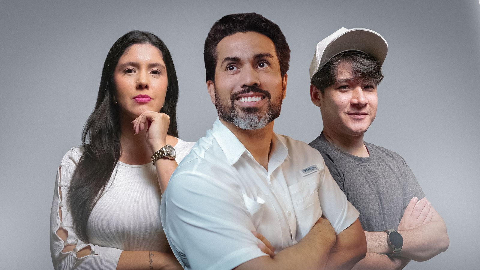 Renata Bindá, Jack Serafim e Thiago Rodrigues “Spider” / Micser