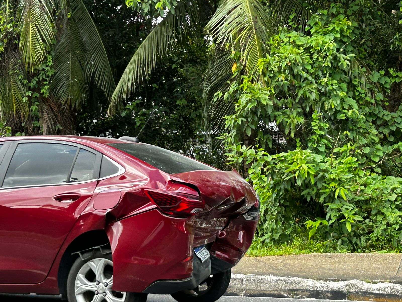 Ônix envolvido no acidente. - Foto: Jander Robson / Portal do Holanda