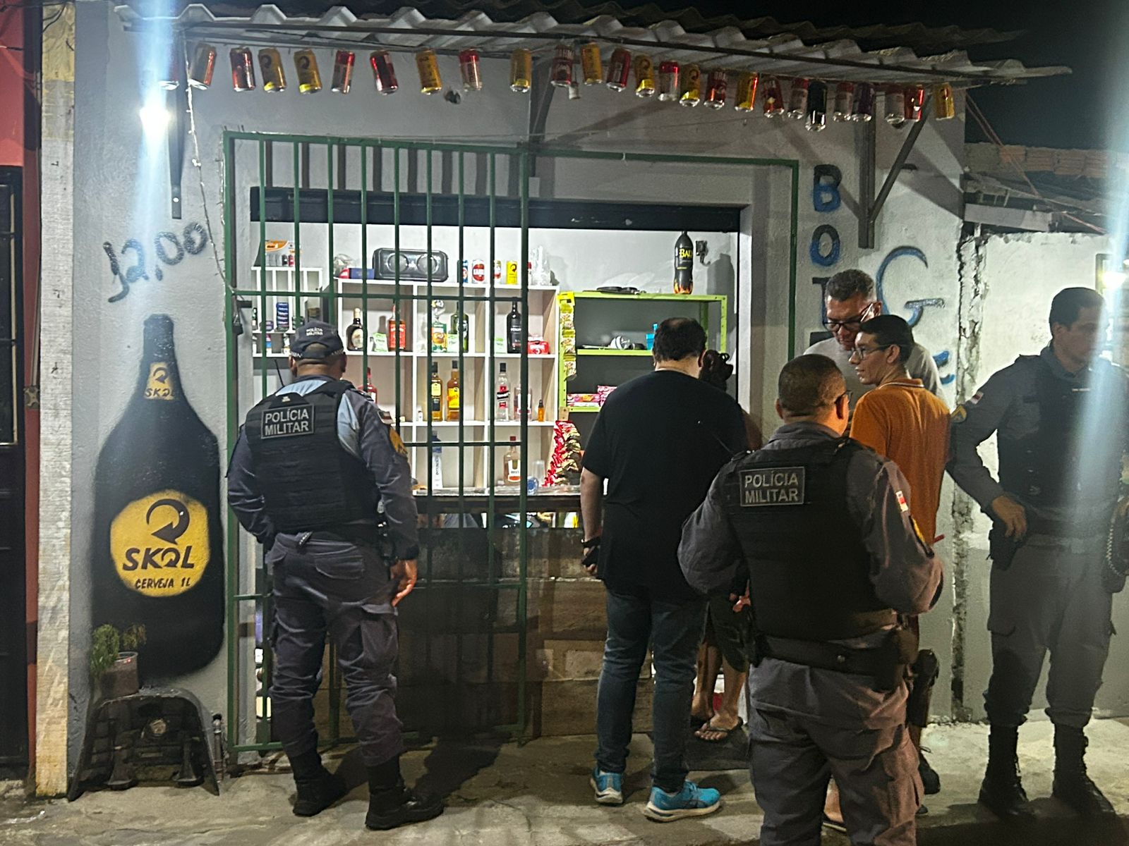 O crime aconteceu em uma adega - Foto: Jander Robson / Portal do holanda