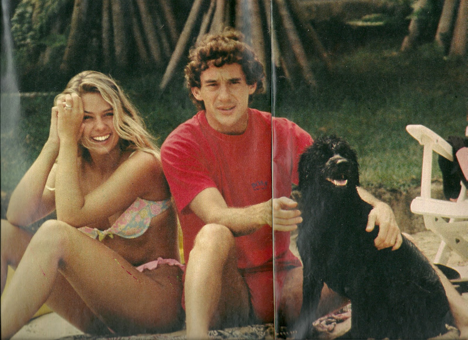 Resultado de imagem para Ayrton Senna e adriane galisteu