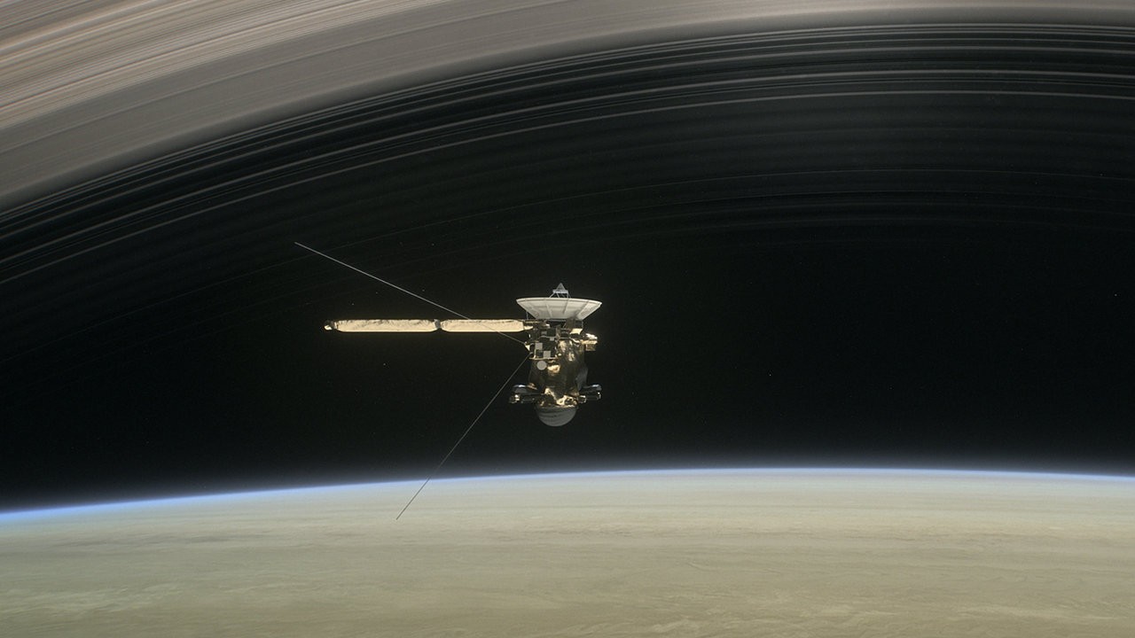 Cassini, o curioso. Foto: Reprodução/Nasa.
