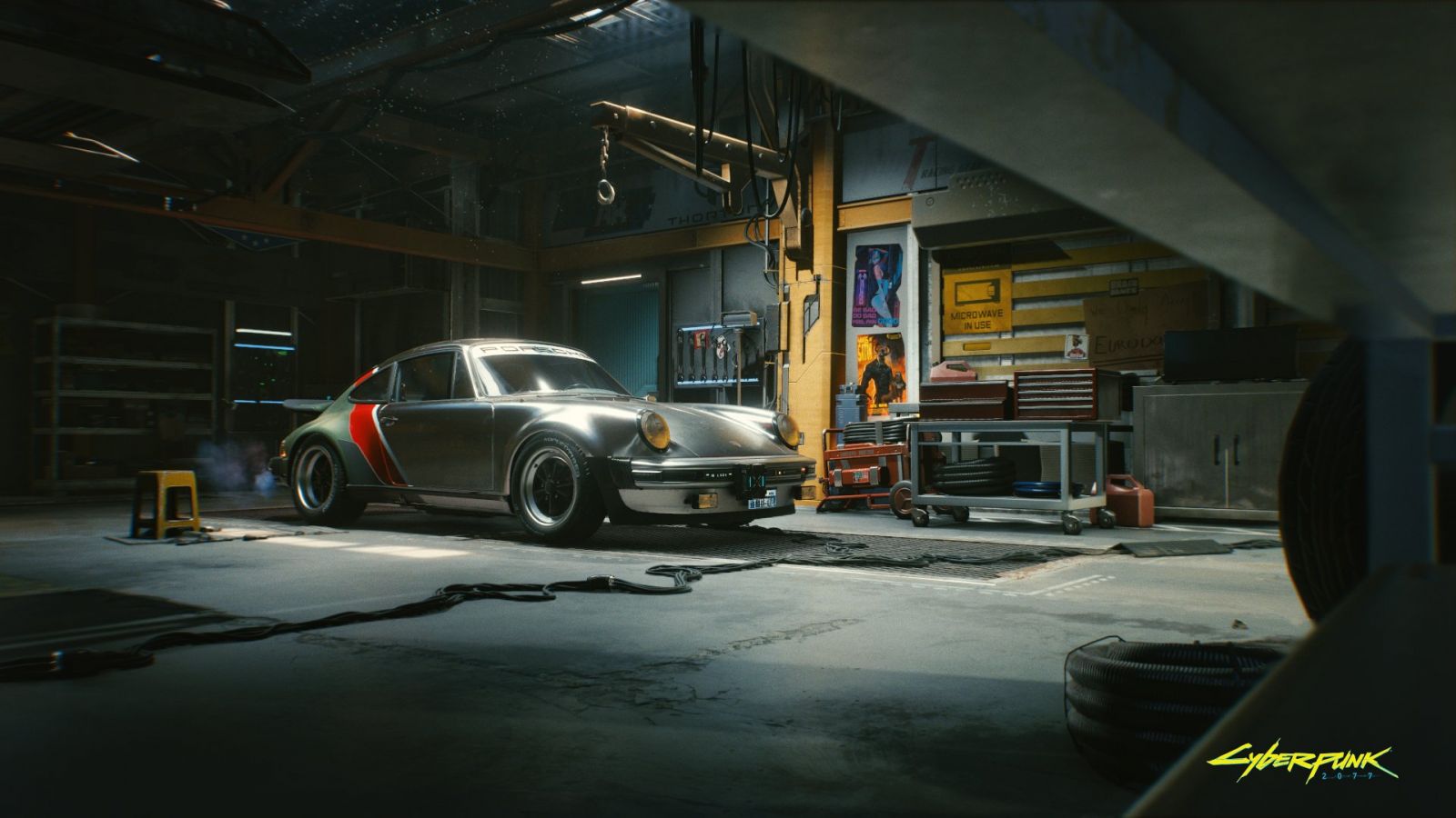 Porsche de Cyberpunk 2077