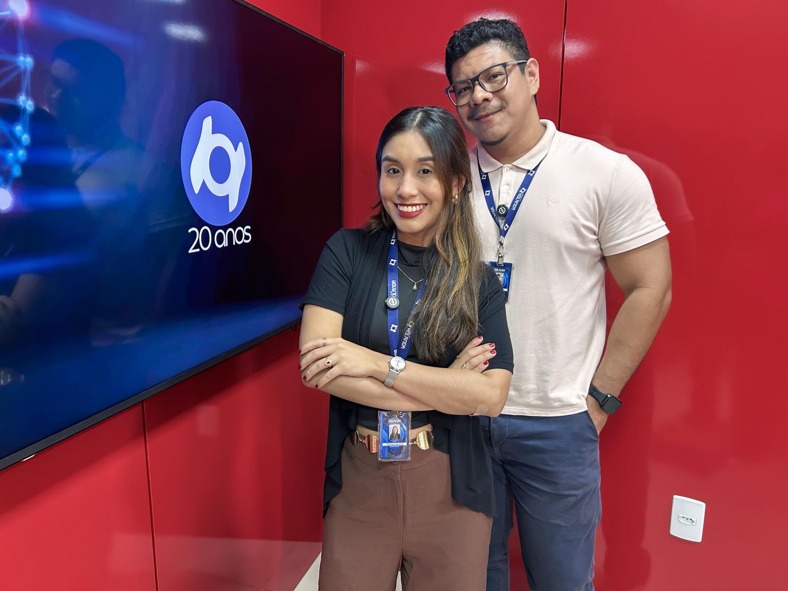 O casal de apresentadores Thalita Eduarda e Paulo Rabelo marcou presença nos estúdios do Portal do Holanda. A produção foi de André Protázio e Paulo Rabelo.