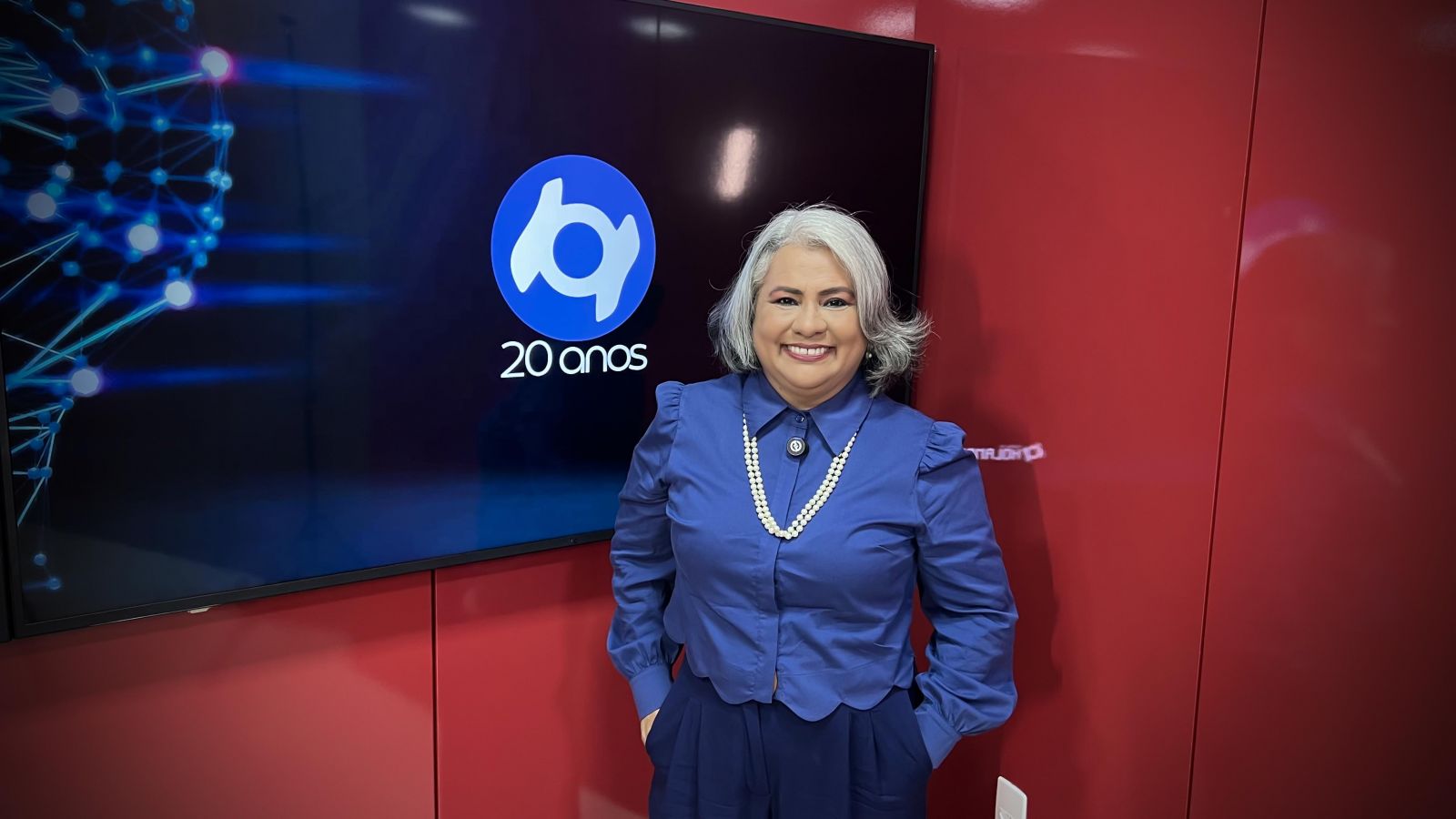 A apresentadora e farmacêutica Ednilza Guedes esteve nos estúdios do Portal do Holanda. Produção de André Protázio e Paulo Rabelo.